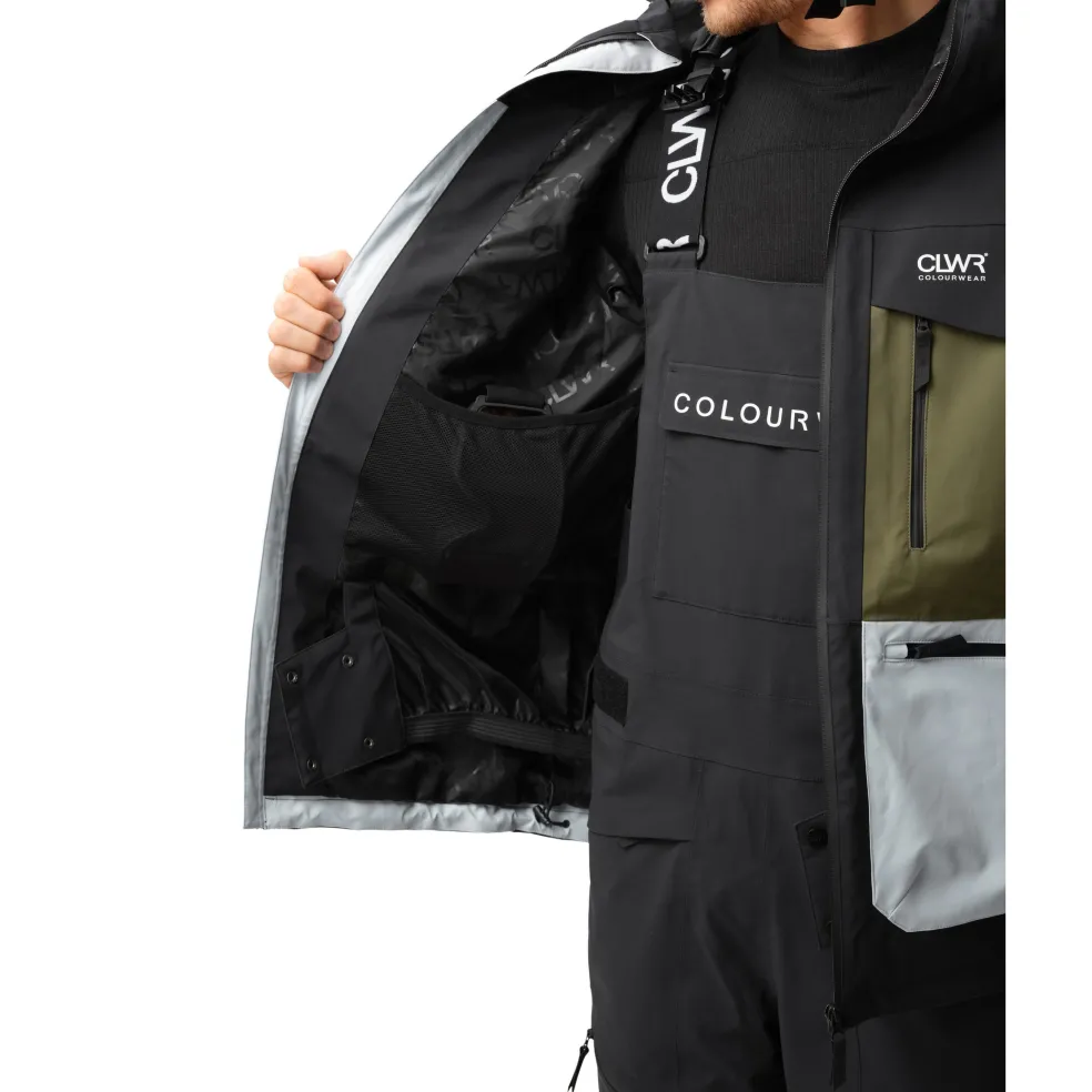 ColourWear Transfer winterjas heren black