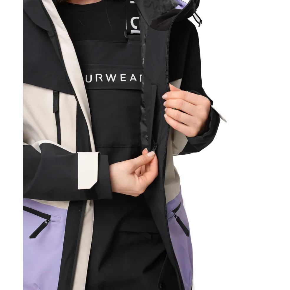 ColourWear Transfer winterjas dames black