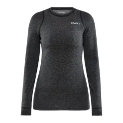 Craft Core Wool Merino LS thermoshirt dames black