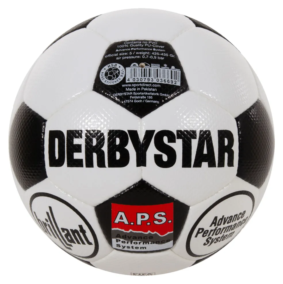 Derbystar Brillant Retro II voetbal white