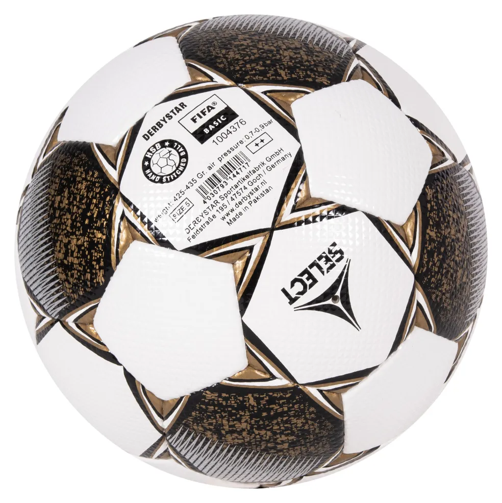 Derbystar Classic TT II voetbal white gold