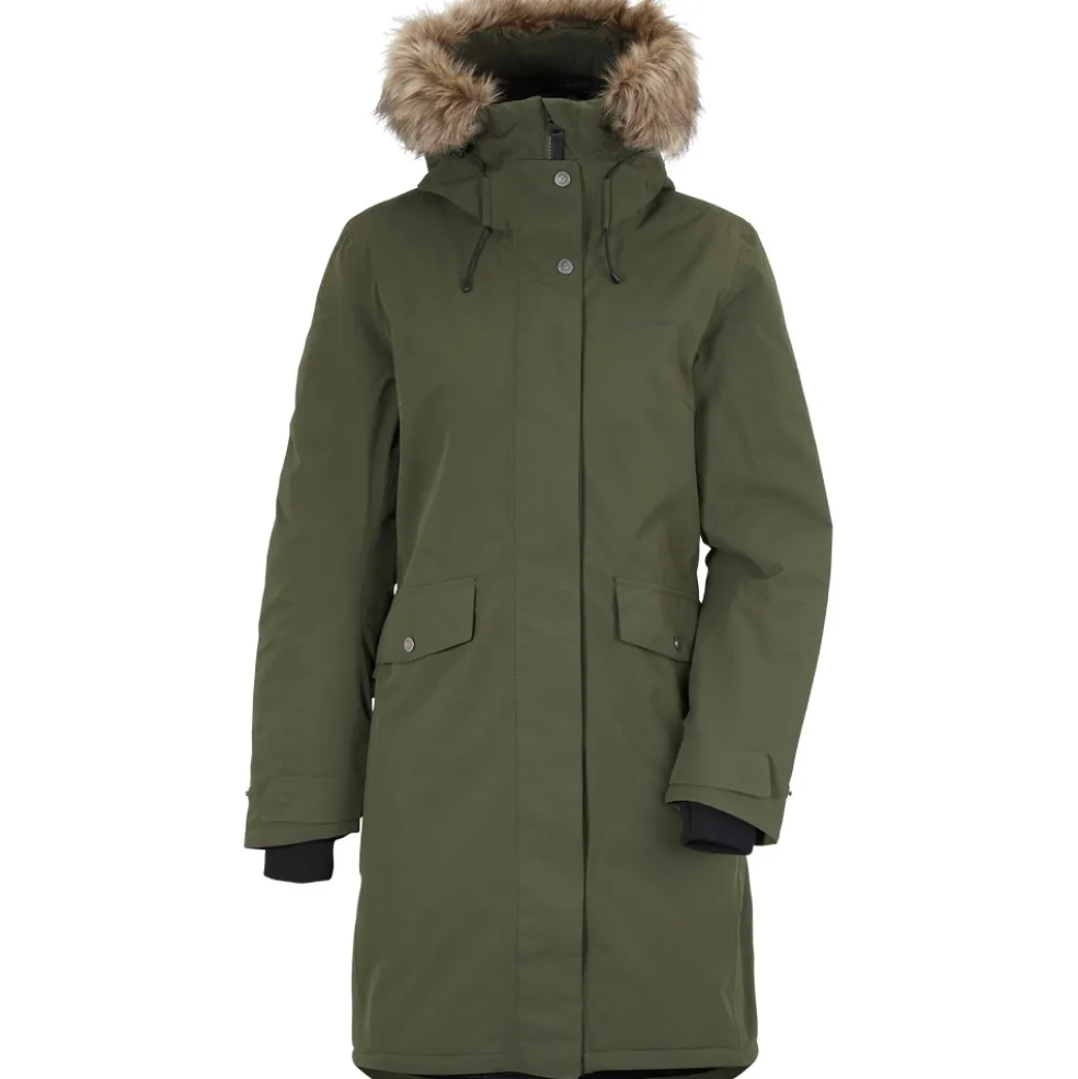 Didriksons Erika Parka outdoor jack dames deep green