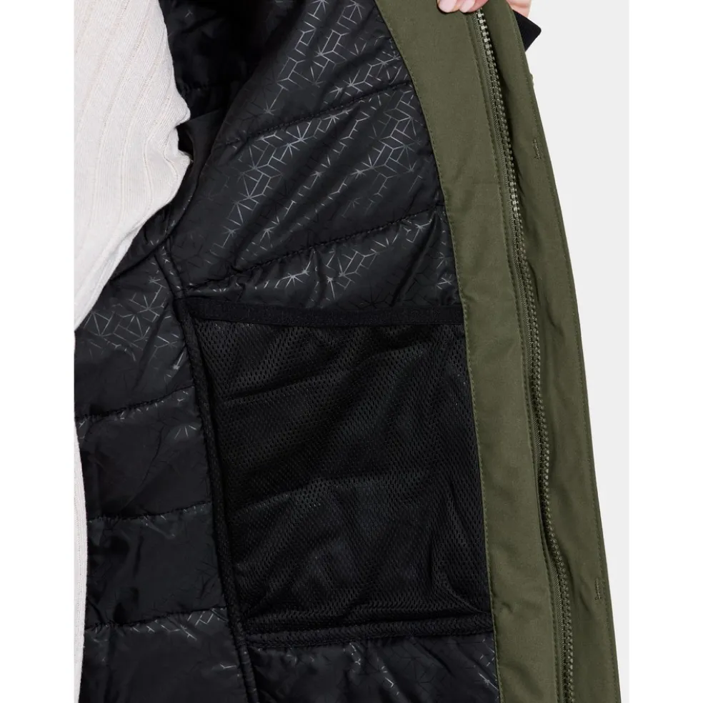 Didriksons Erika Parka outdoor jack dames deep green