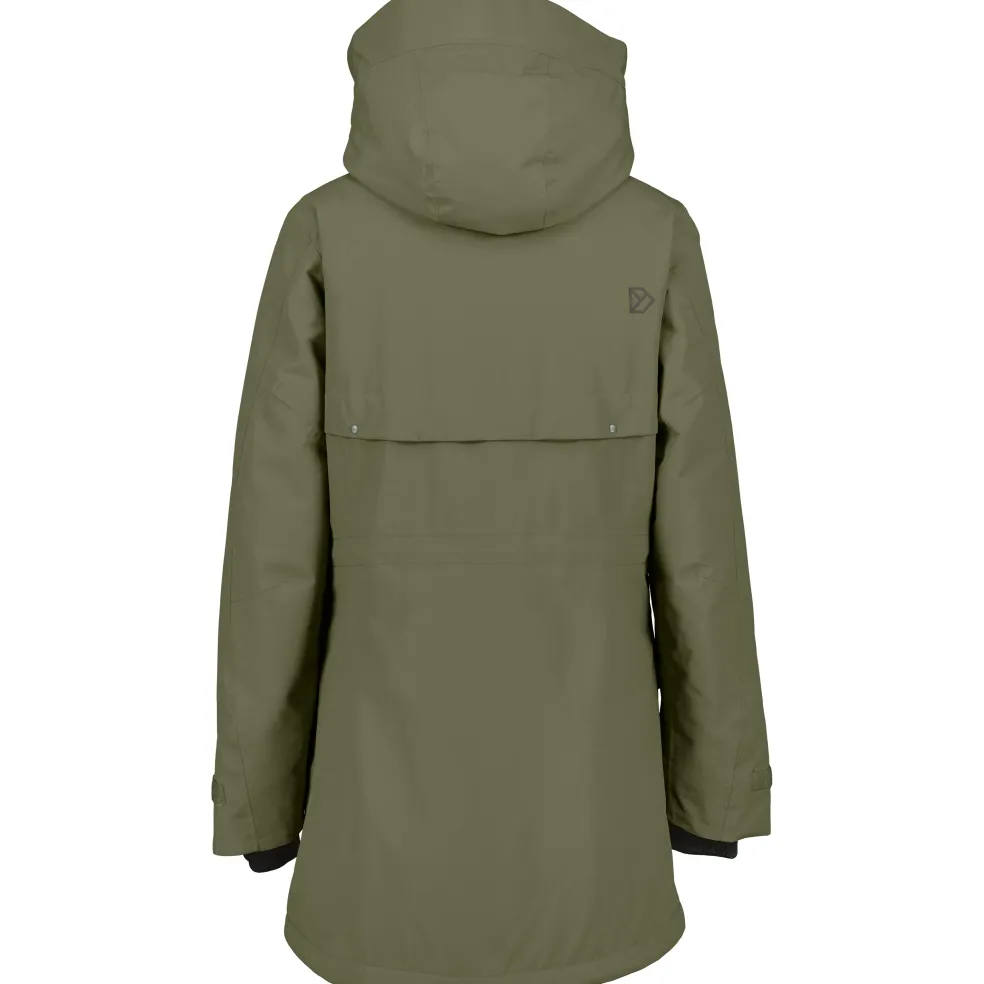 Didriksons Frida winterjas dames deep green