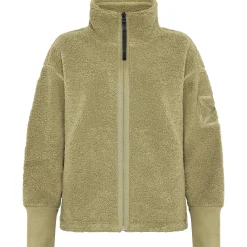 Didriksons Mella vest dames olive green