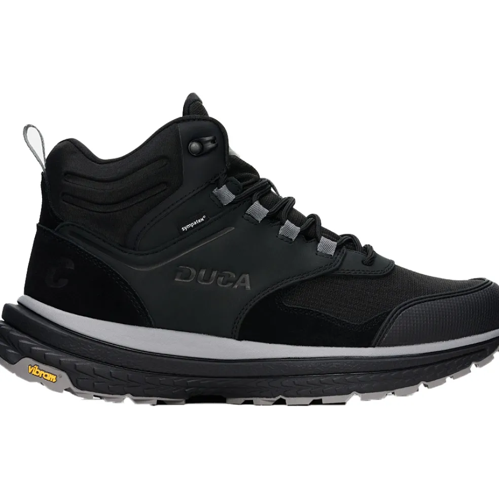 Duca Walking Cosimo Mid WP wandelschoenen heren black cool grey