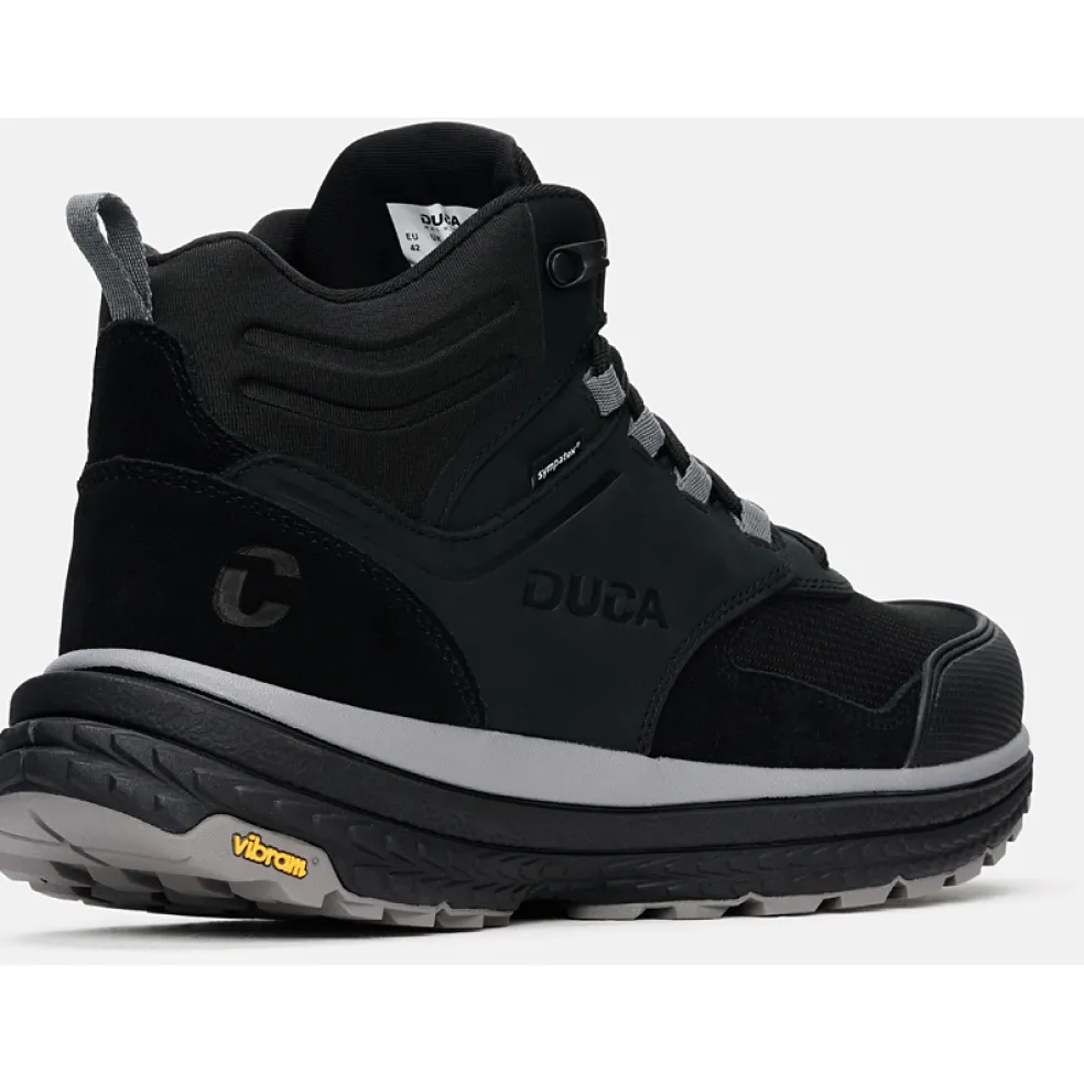 Duca Walking Cosimo Mid WP wandelschoenen heren black cool grey