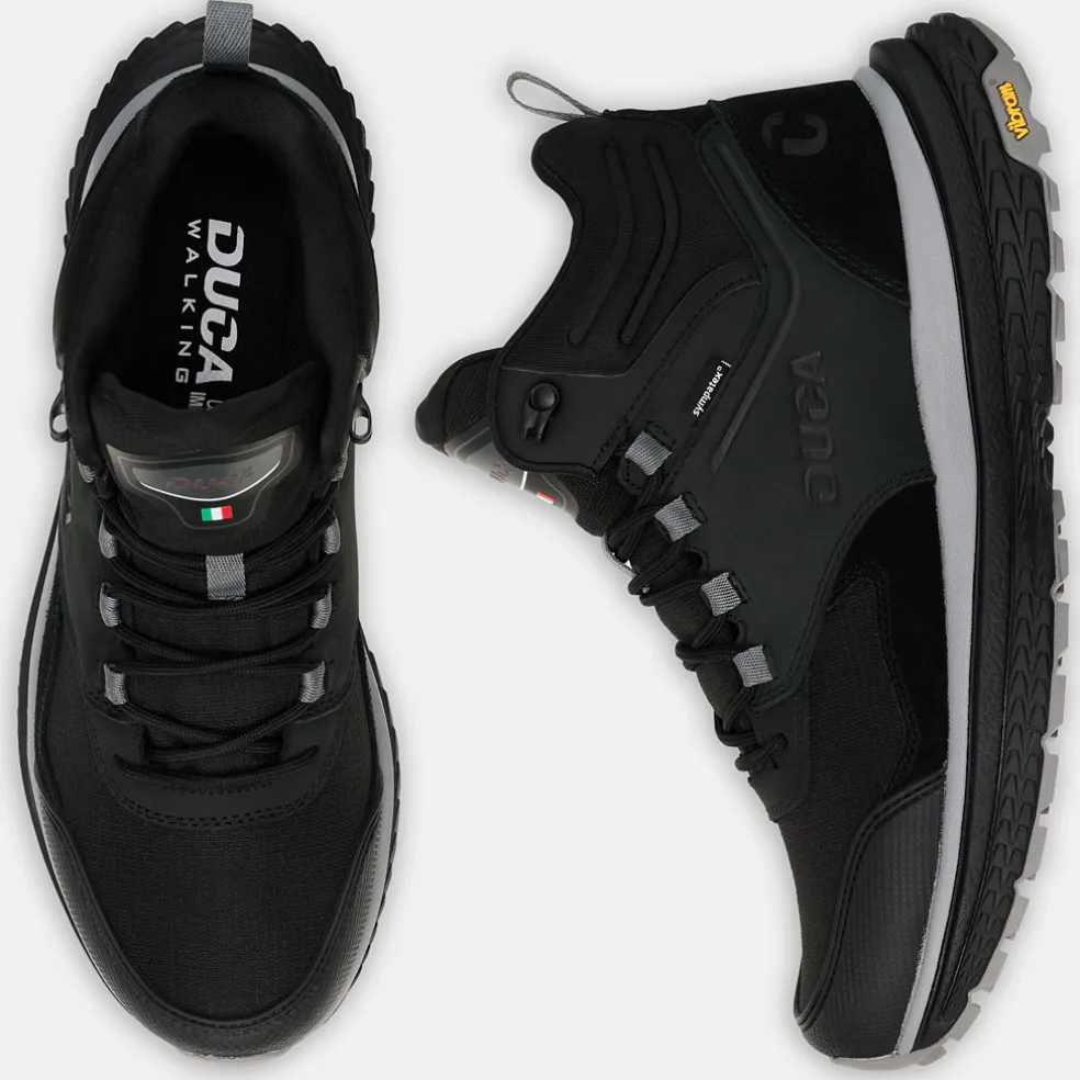 Duca Walking Cosimo Mid WP wandelschoenen heren black cool grey