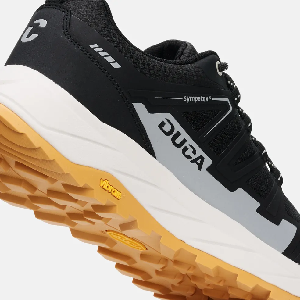 Duca Walking Fortino WP wandelschoenen heren black cool grey gum