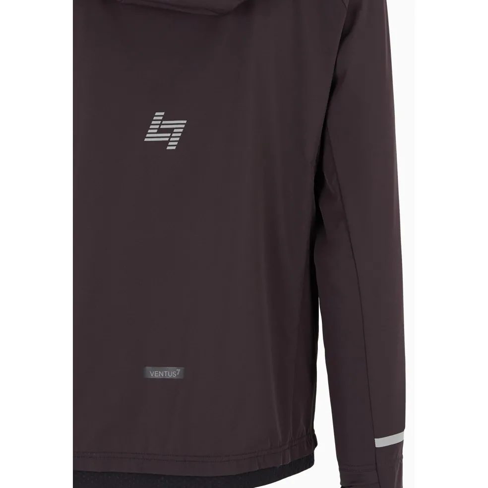 EA7 Dynamic Athlete Hooded trainingsjack heren brown