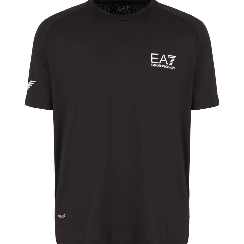 EA7 8NPT22-PJEMZ tennisshirt heren black