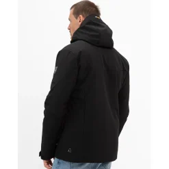 Falcon Boris softshell winterjas heren black