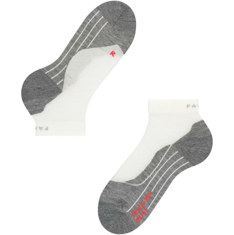 Falke RU4 Short hardloopsokken heren white mix