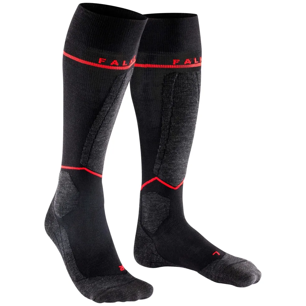 Falke SK4 Advanced Compression Light skisokken dames black mix
