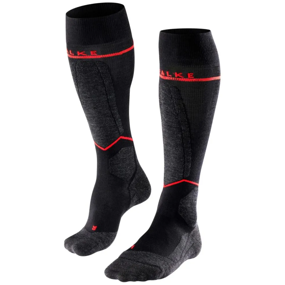 Falke SK4 Energizing Light skisokken heren black mix