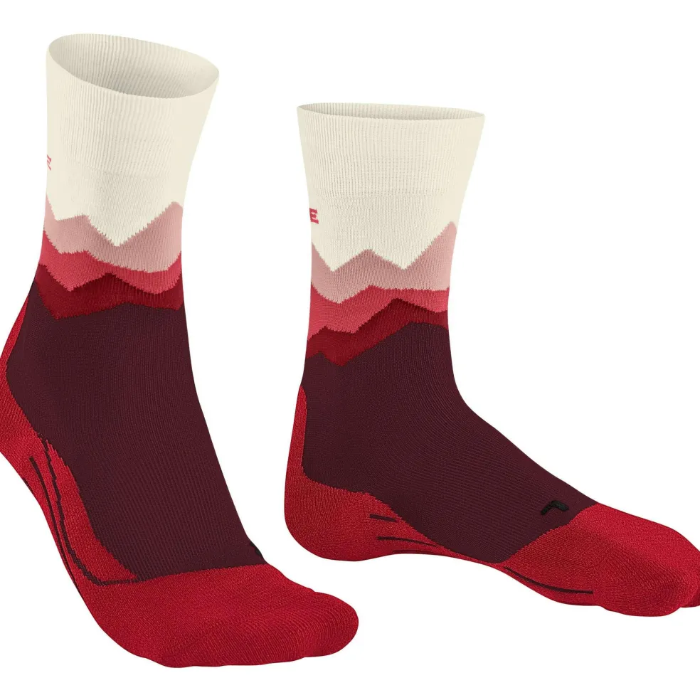 Falke TK2 Crest wandelsokken dames merlot