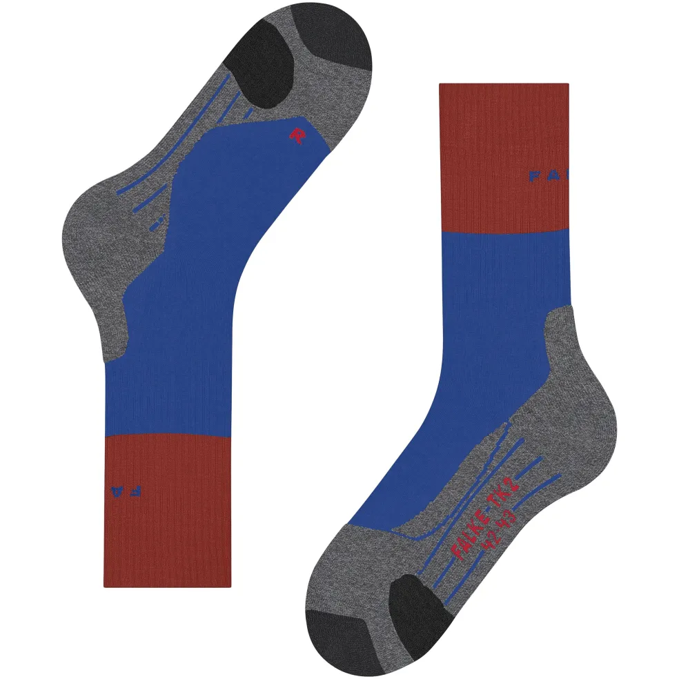 Falke TK2 Explore wandelsokken heren cobalt blue