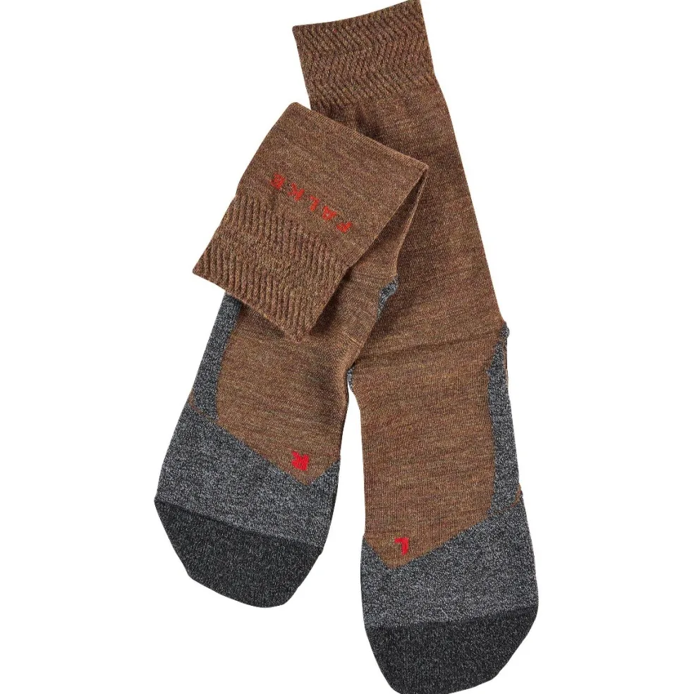 Falke TK2 Melange wandelsokken heren mocca