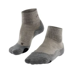 Falke TK2 Short Wool wandelsokken dames kitt mouline