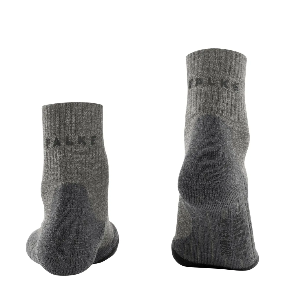Falke TK2 Short Wool wandelsokken heren kitt mouline