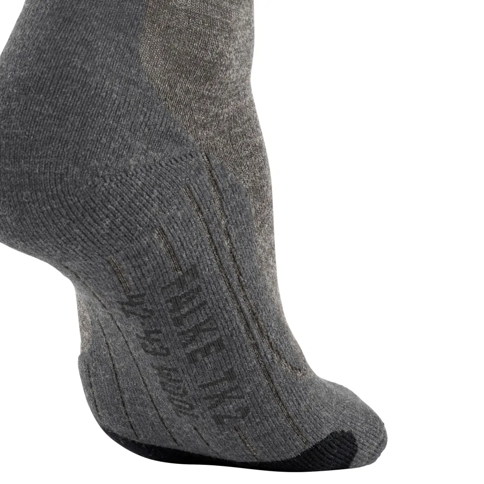 Falke TK2 Short Wool wandelsokken heren kitt mouline