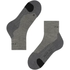 Falke TK2 Short Wool wandelsokken heren kitt mouline