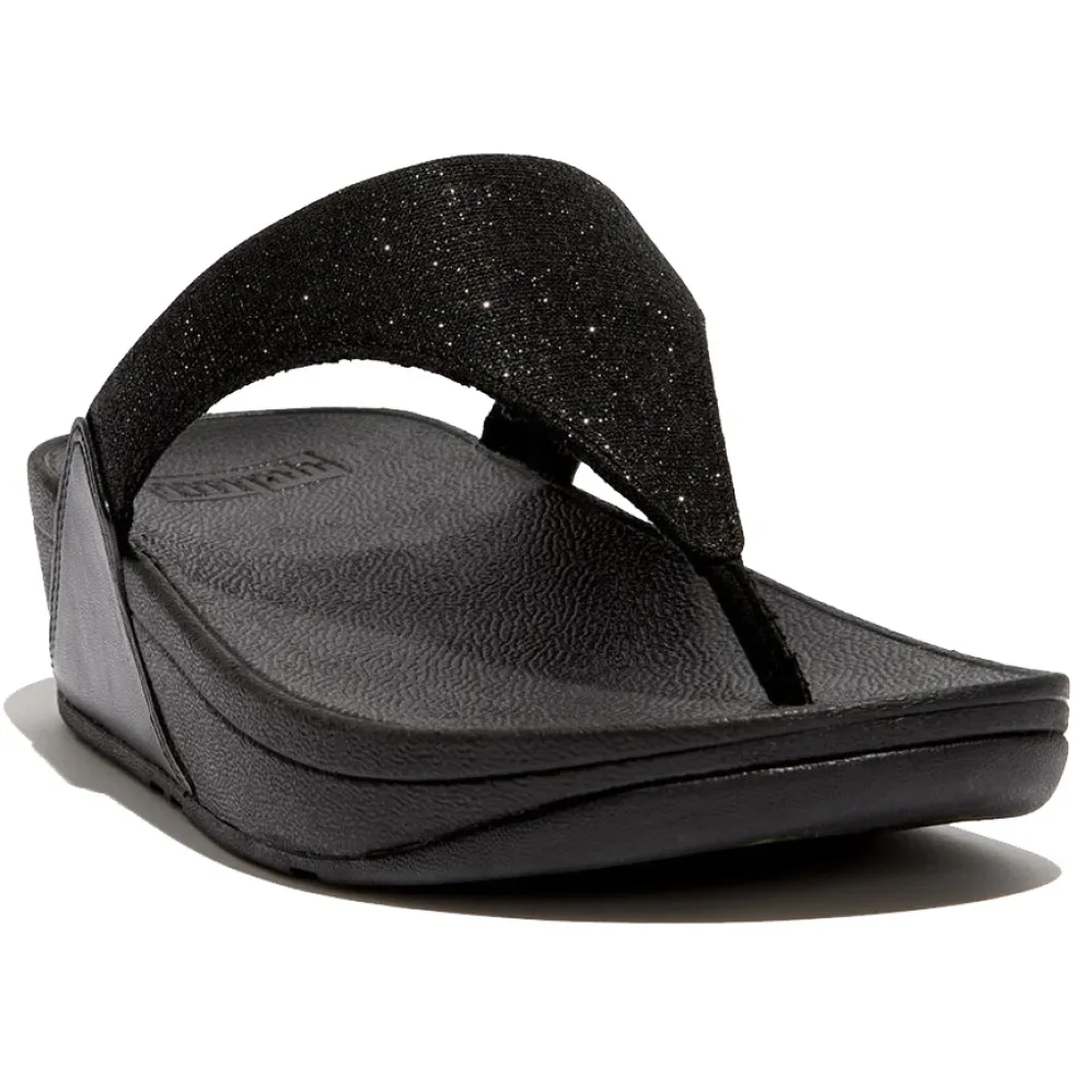 Fitflop LuLu Shimmerlux slippers dames black