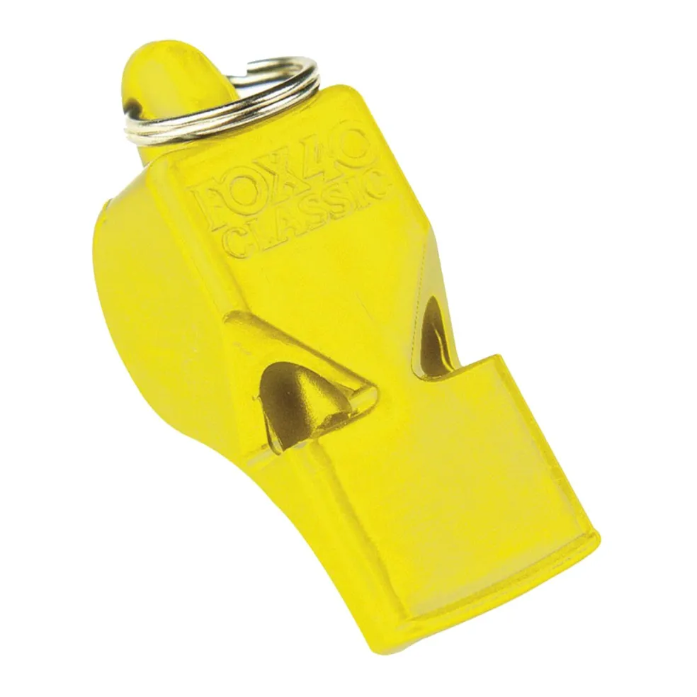 Fox 40 Classic scheidsrechtersfluit geel