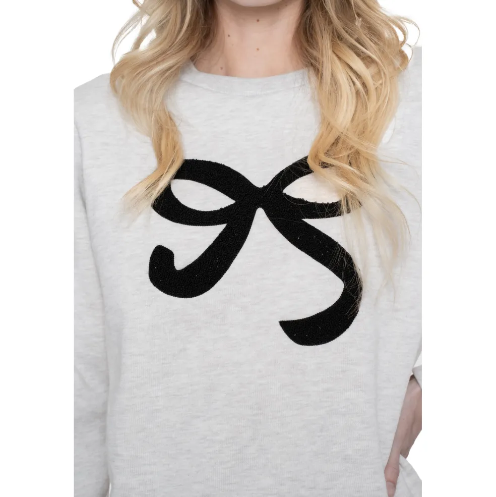 Geisha sweater dames beige melange black