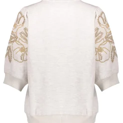 Geisha sweater dames beige melange