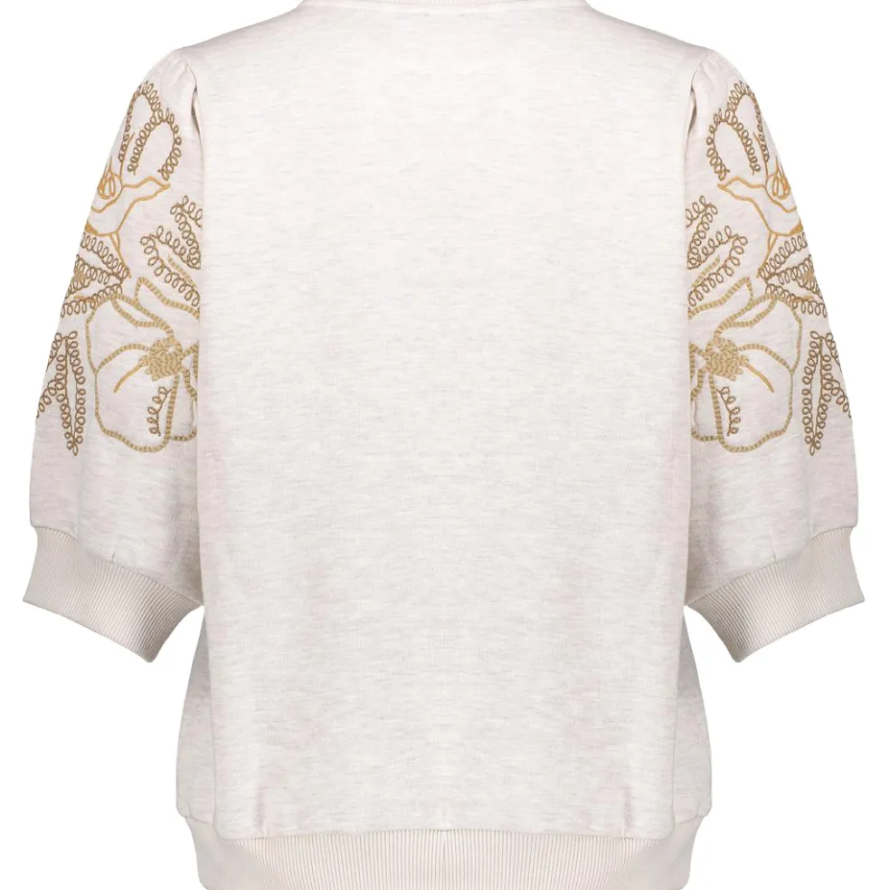 Geisha sweater dames beige melange