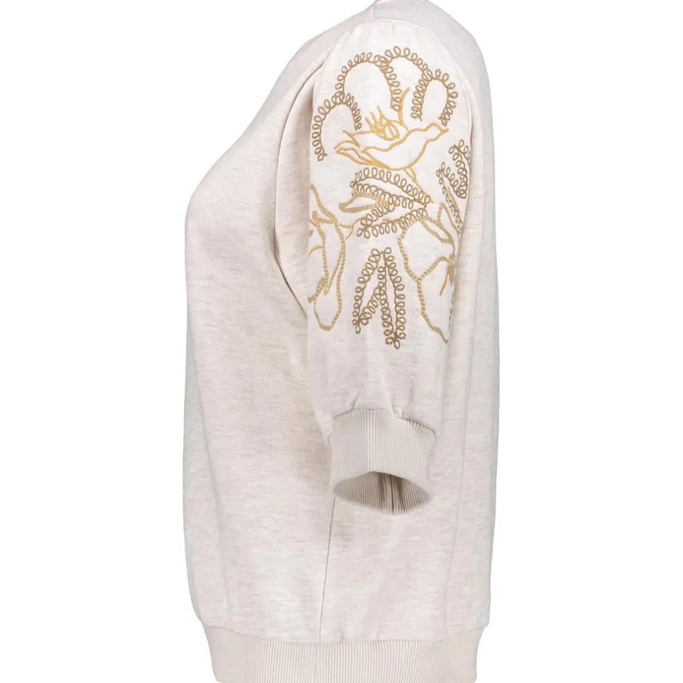 Geisha sweater dames beige melange