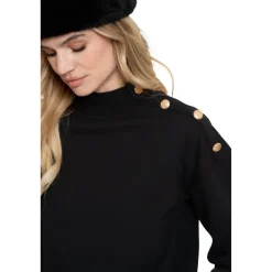 Geisha sweater dames black