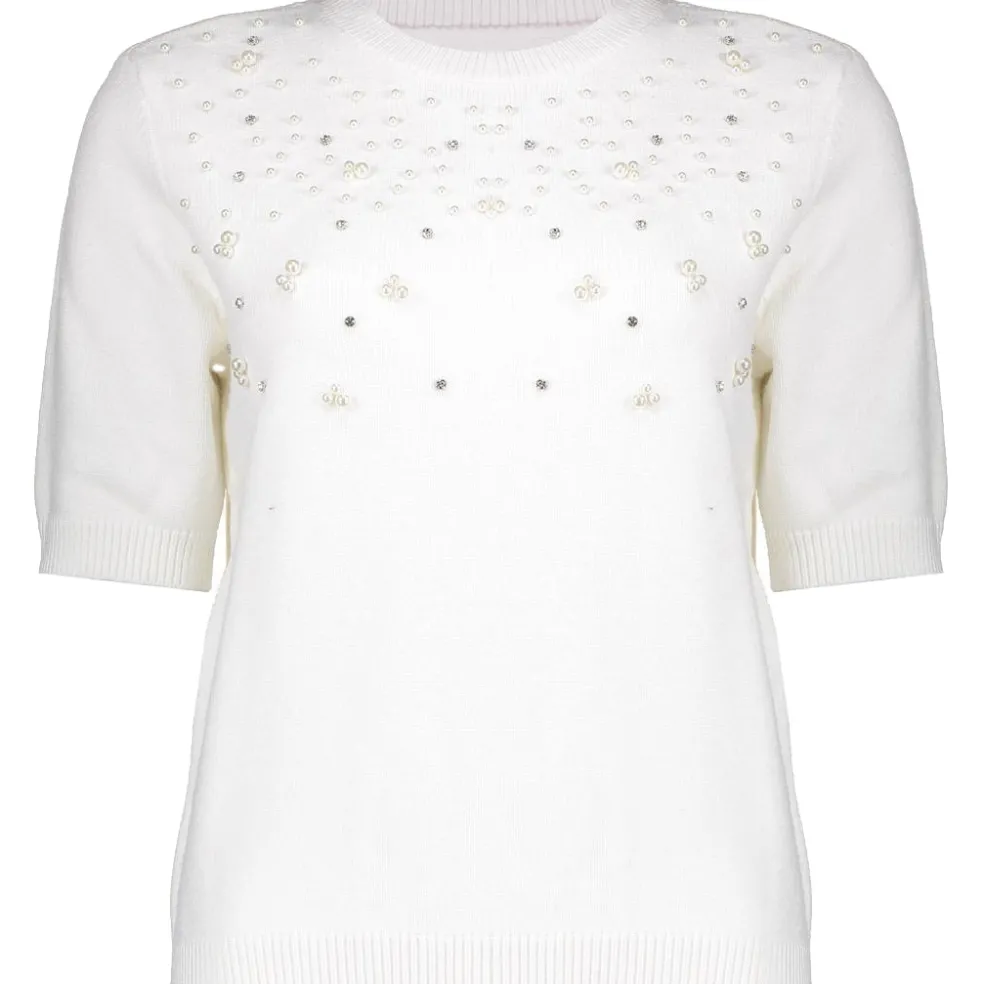 Geisha sweater dames off white