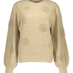 Geisha sweater dames sand