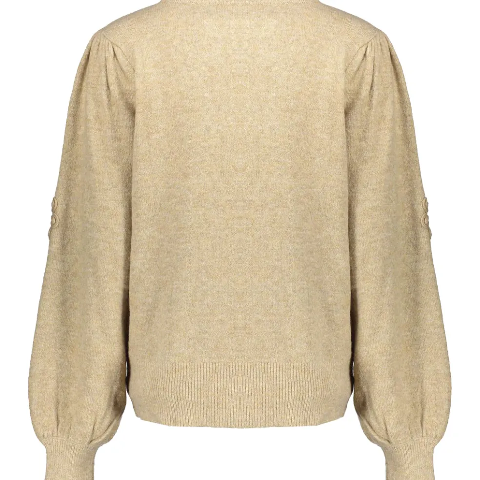 Geisha sweater dames sand