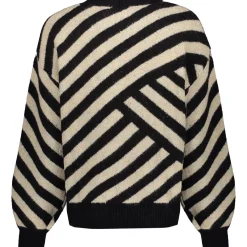 Geisha sweater dames sand black