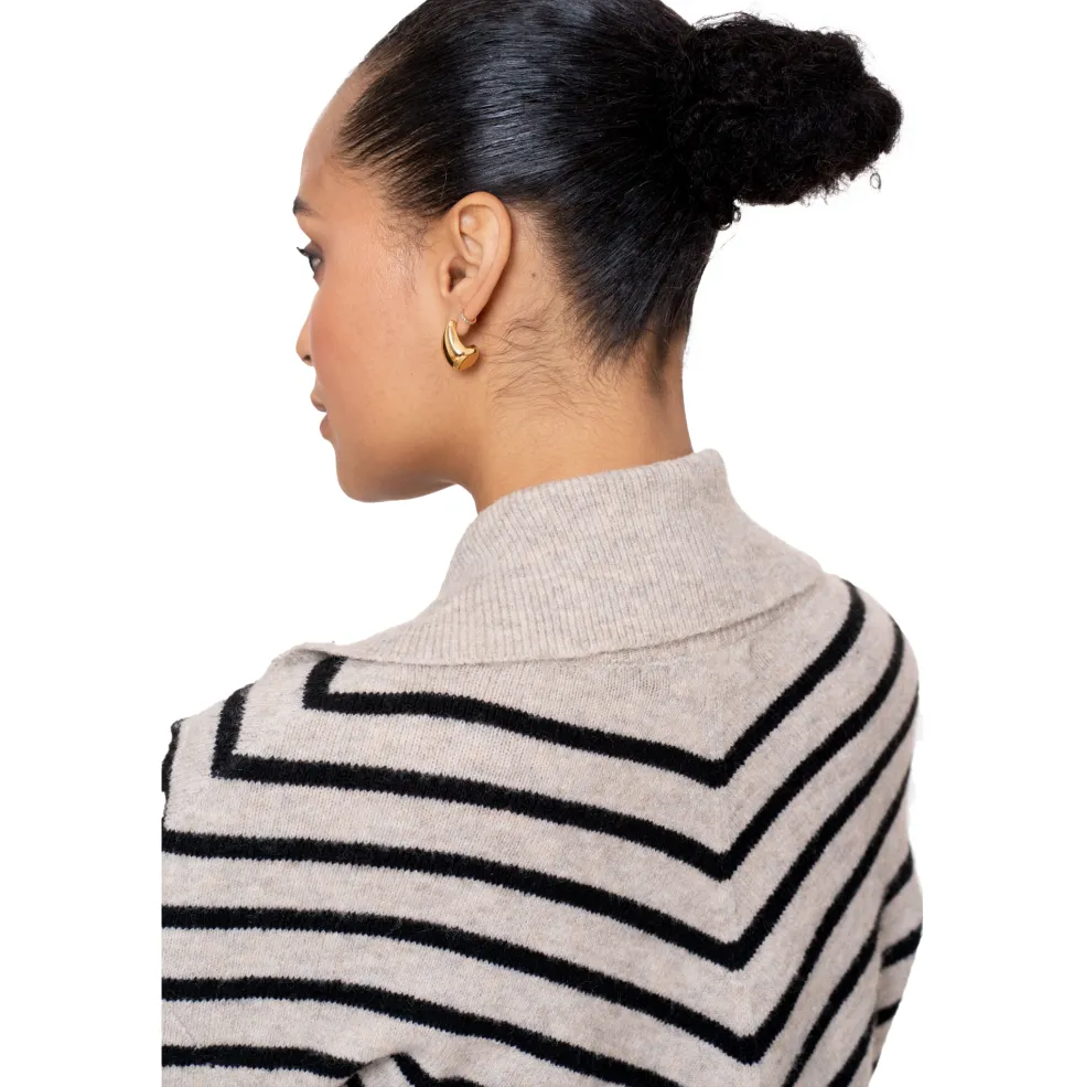 Geisha vest dames black sand