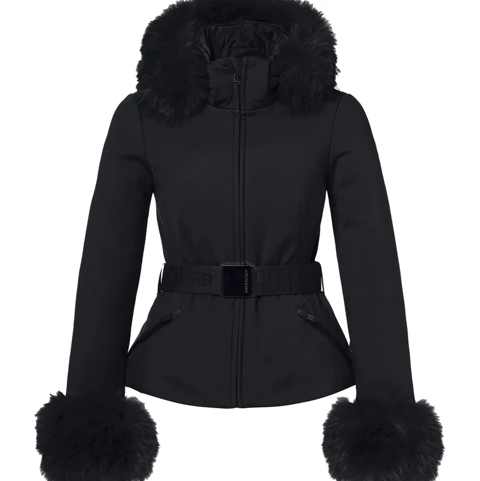 Goldbergh GISELLE FAUX softshell winterjas dames black