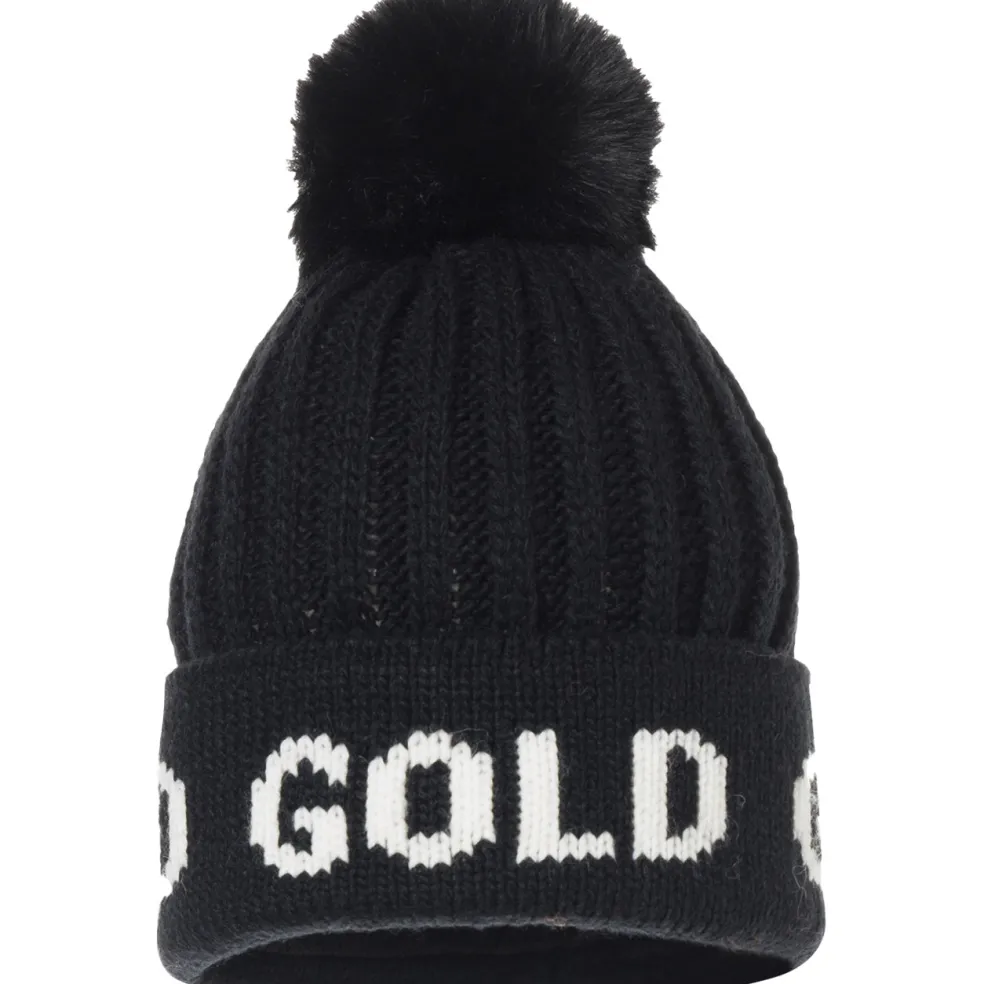 Goldbergh HODD muts dames black white