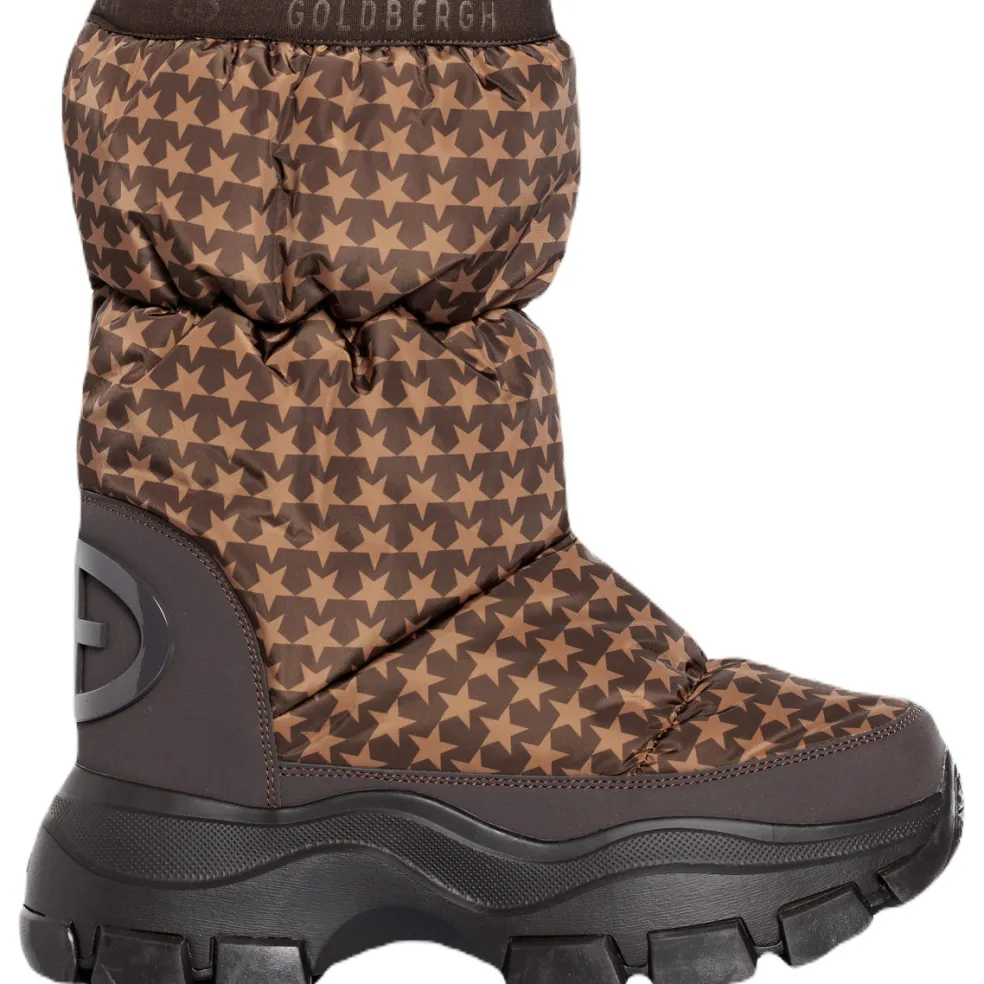 Goldbergh Power Puffy snowboots dames dark brown