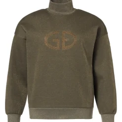 Goldbergh SIZZLE sweater dames dark olive lurex