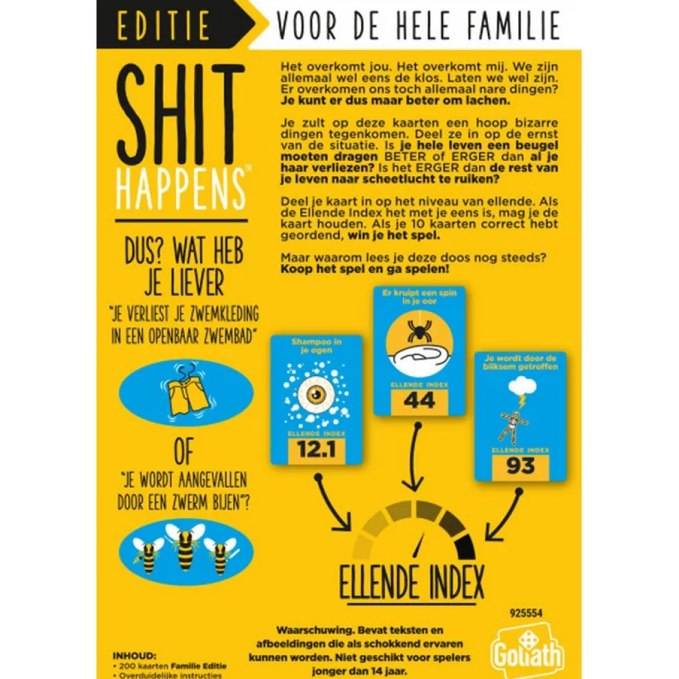 Goliath Shit Happens: Familie Editie kaartspel