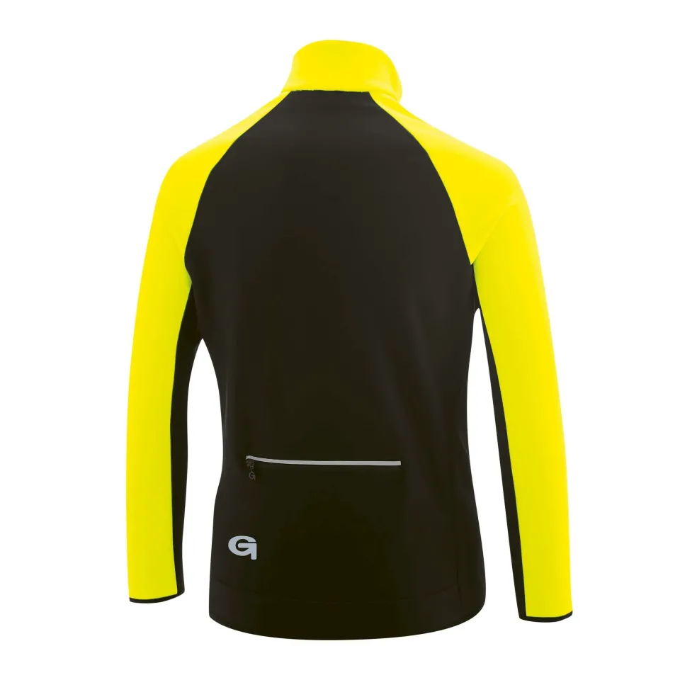 Gonso Moritz fietsjack junior safety yellow black
