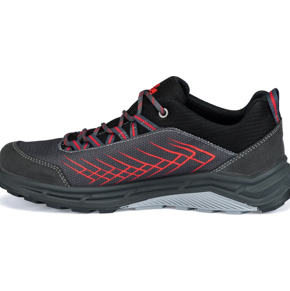 Hanwag Coastridge Low ES wandelschoenen heren asphalt red