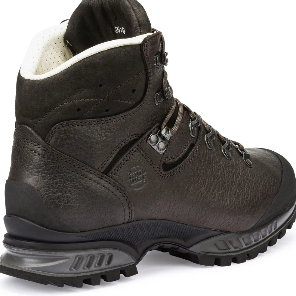 Hanwag Lhasa II Wide Mid bergschoenen heren chestnut asphalt