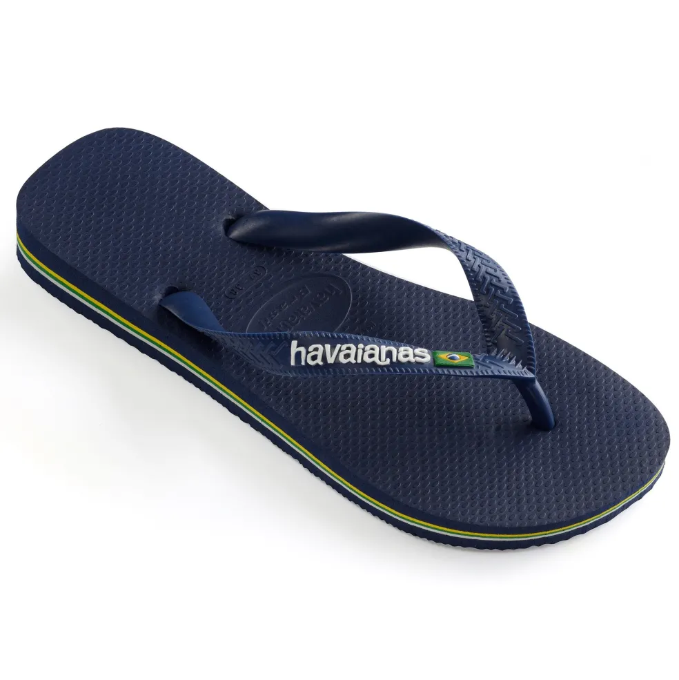 Havaianas Brasil Logo slippers junior navy blue