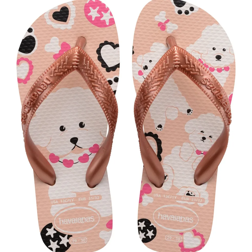 Havaianas Kids Top Pets Ballet slippers junior rose golden blush