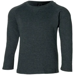 Heatkeeper Basic LS thermoshirt junior antraciet melange