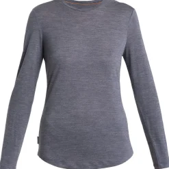 Icebreaker 125 Cool-Lite Sphere III LS thermos dames midnight navy heather